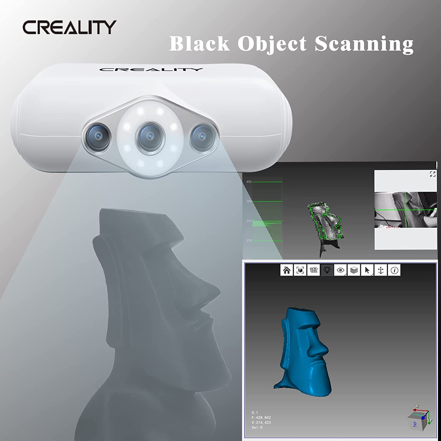 CRScan Lizard 3D Scanner Creality CRScan CRScan Lizard CrealityUK